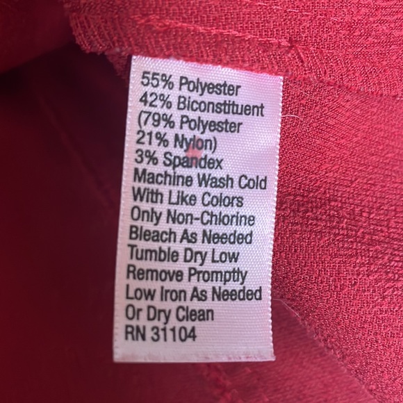 Kim Rogers Red Corduroy Blazer- 14 - Picture 10 of 11